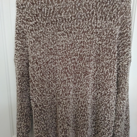 Simply Noelle Brown & Tan Soft Chunky Knit Popcorn Sweater Size L/XL - Picture 9 of 13